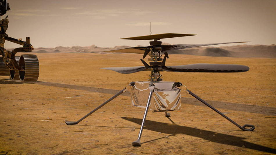 1 آشنایی با بالگرد Ingenuity اولین پرنده‌ای که بر روی مریخ پرواز خواهد کرد