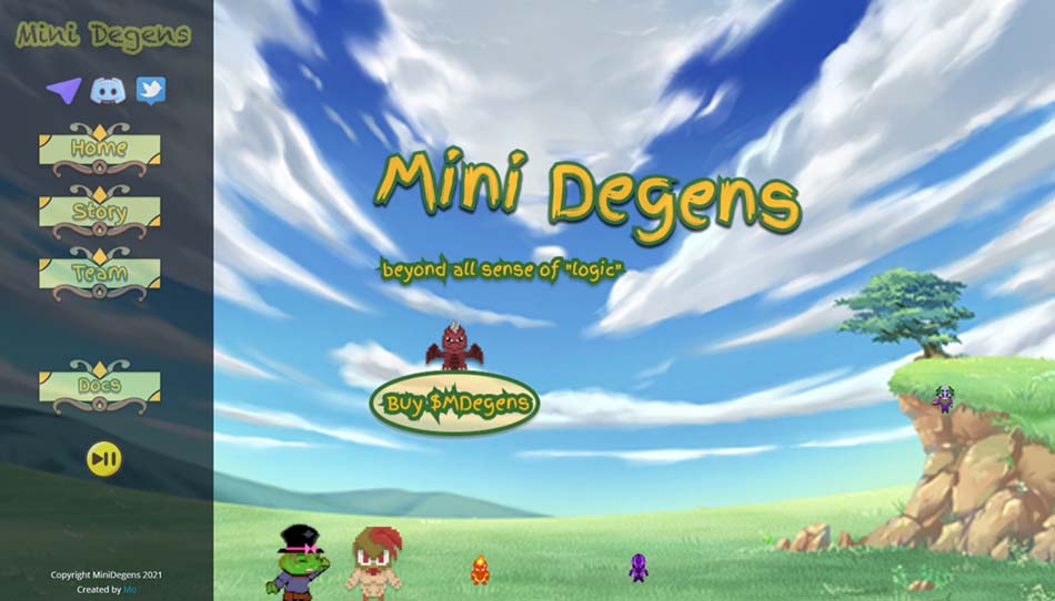 آشنایی با بازی Mini Degens و کسب درآمد با استفاده از توکن آن