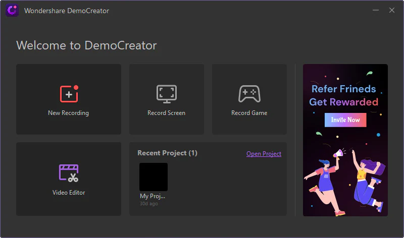 برنامه ضبط صفحه نمایش ویندوز 10:  Wondershare DemoCreator