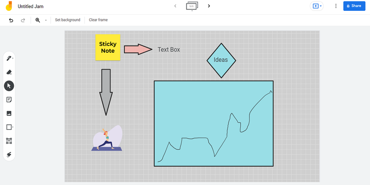 برد دیجیتال Google Jamboard