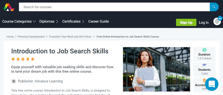 دوره آنلاین رایگان: Alison's Introduction to Job Search Skills