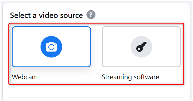 گزینه ""Streaming Software را انتخاب کنید.