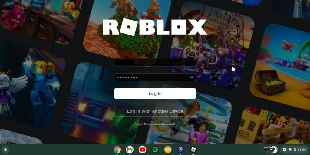 نحوه بازی Roblox در کروم بوک