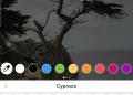 دسترسی به طیف کامل رنگ ها