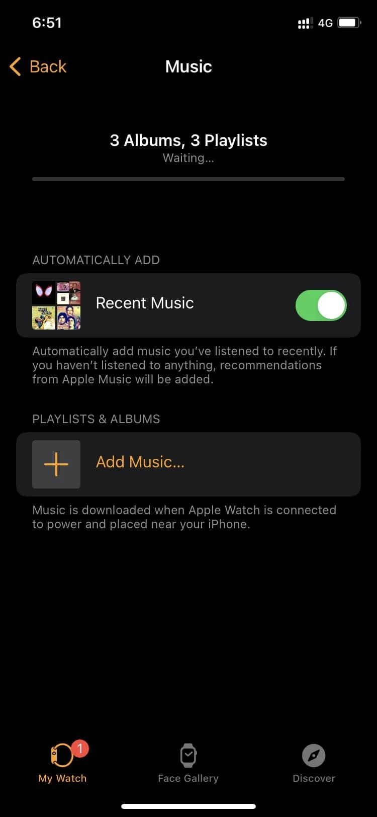 دانلود موزیک در اپل واچ