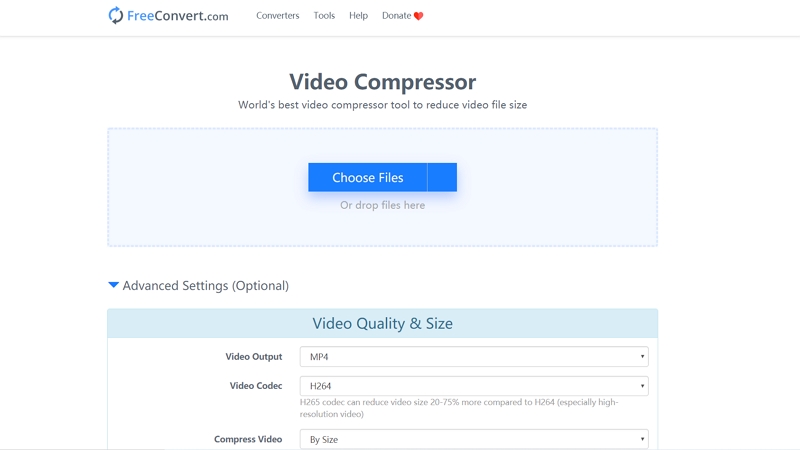 FreeConvert Video Compressor
