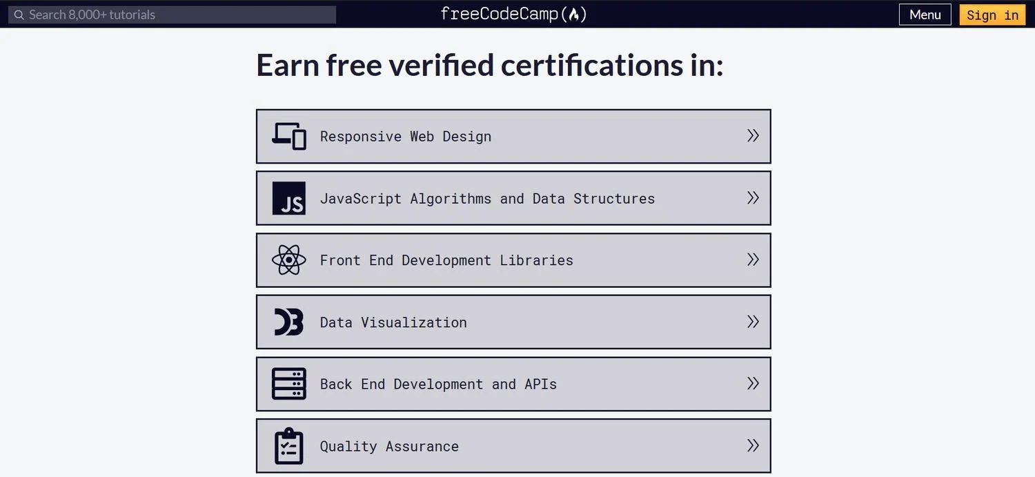 FreeCodeCamp در مقابل Codecademy