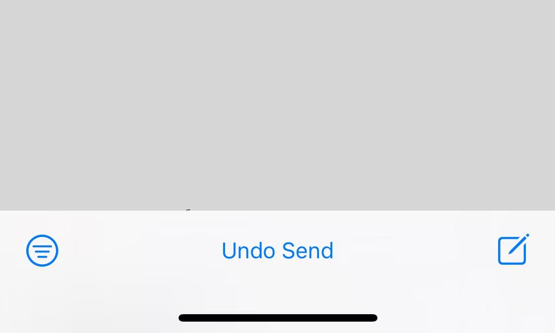 نحوه لغو ارسال ایمیل در iOS 16