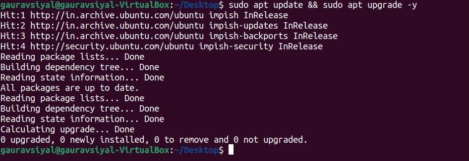 نصب کد VS با استفاده از APT در اوبونتو