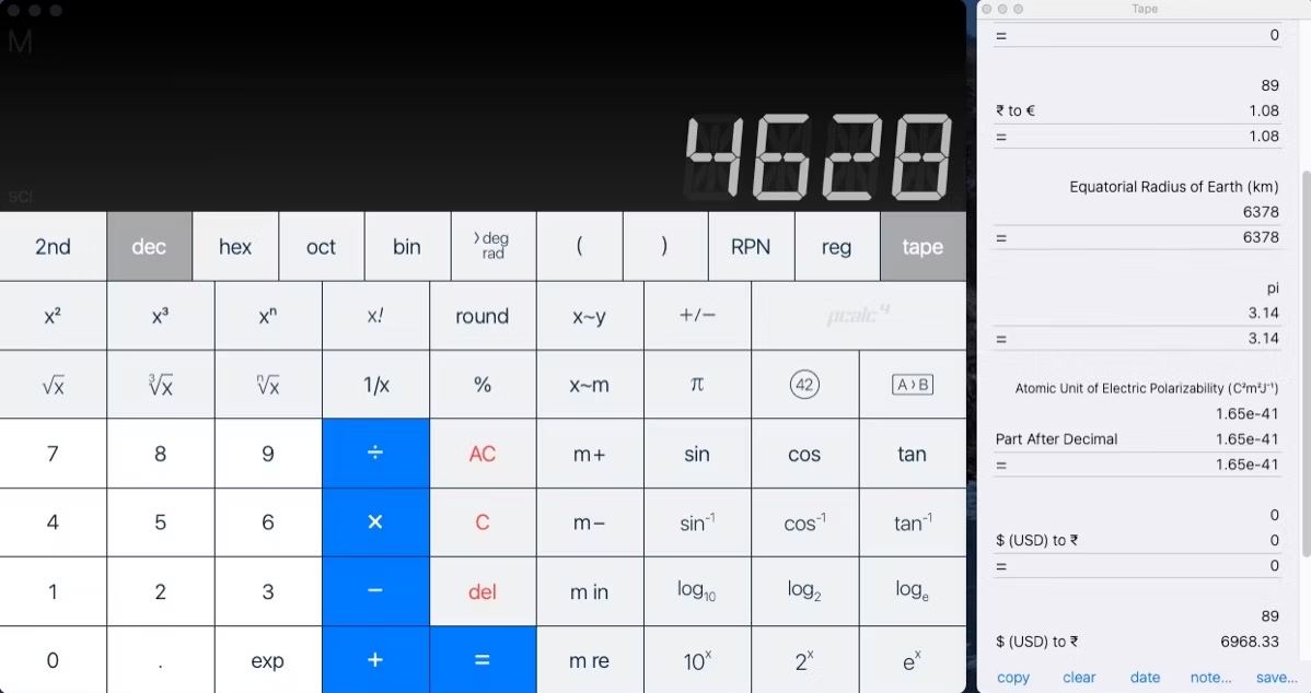 PCalc