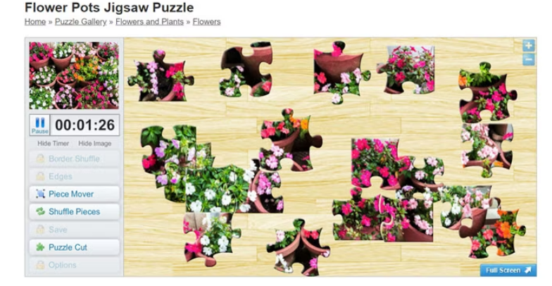 بازی آنلاین پازل های jigsaw 