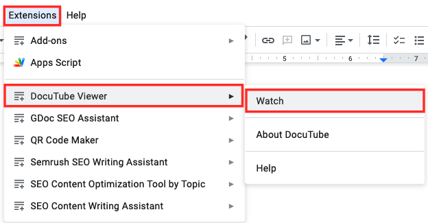 اضافه کردن ویدیو در Google Docs