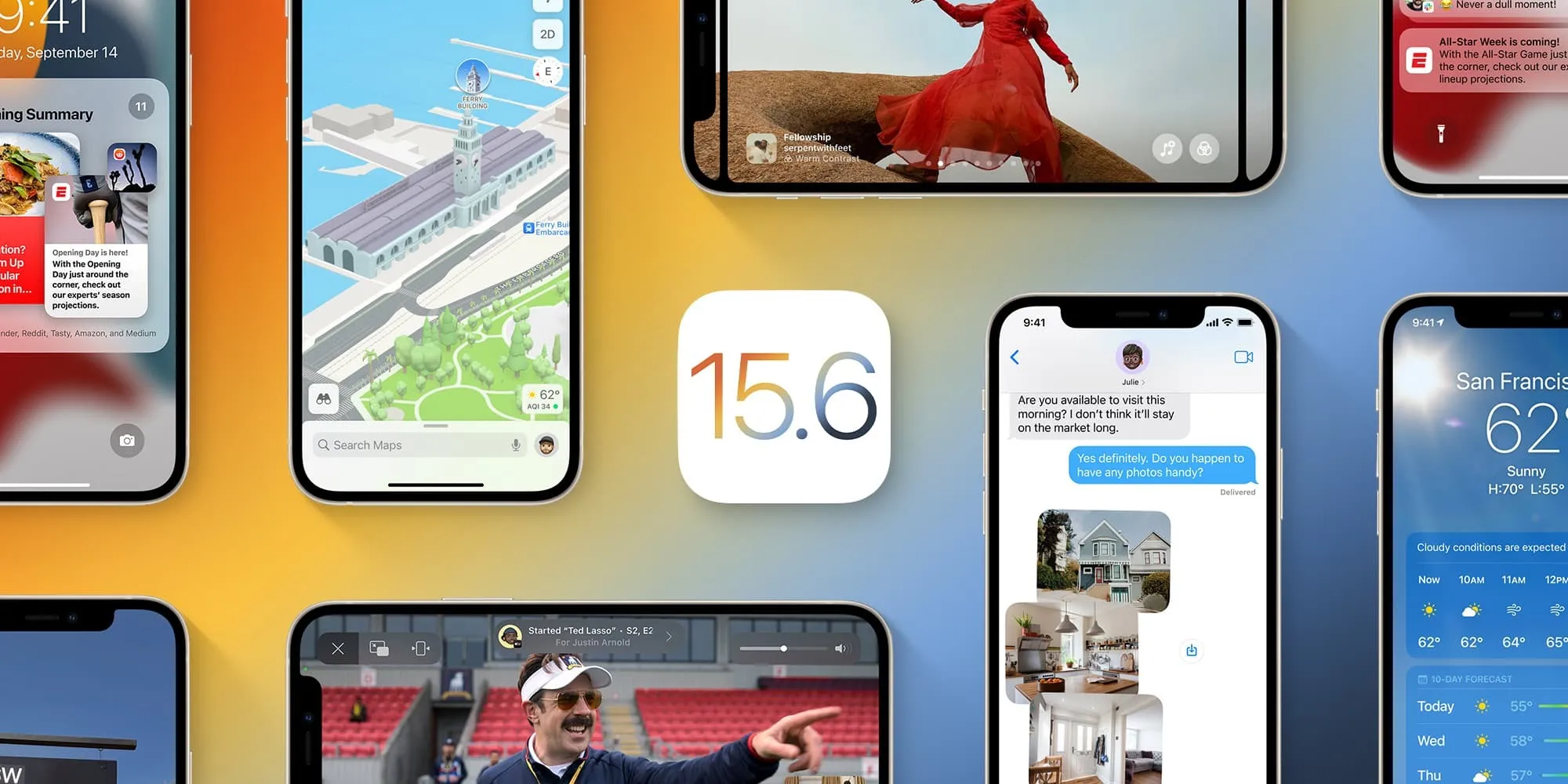 انتشار iOS 15.6 و iPadOS 15.6 توسط اپل