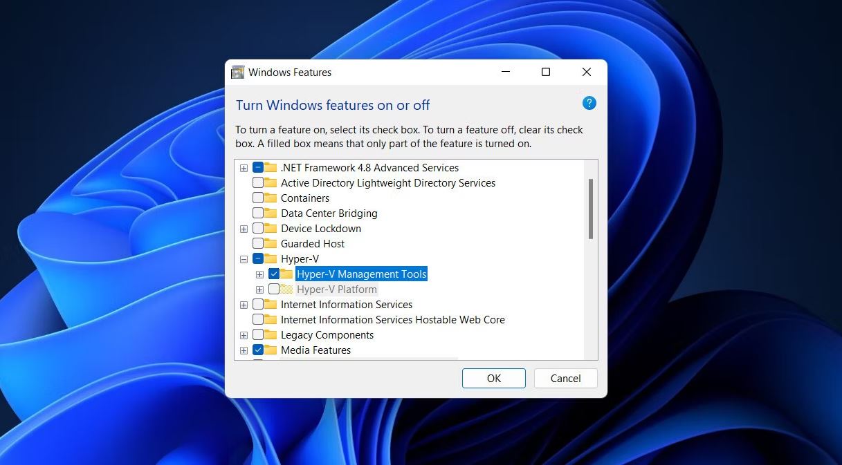 نحوه نصب یا فعال کردن Hyper-V Manager در ویندوز 11
