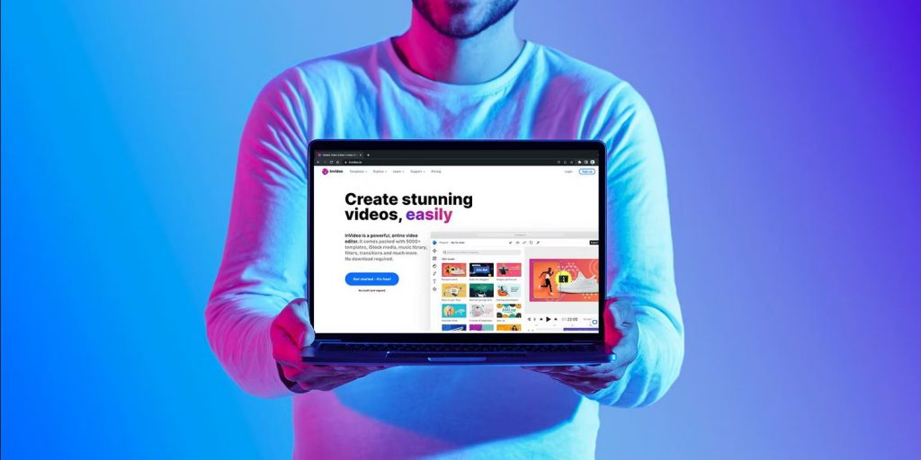 ویرایشگر ویدیوی آنلاین InVideo