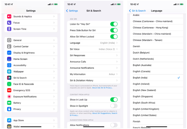 حل مشکل کارنکردن Siri