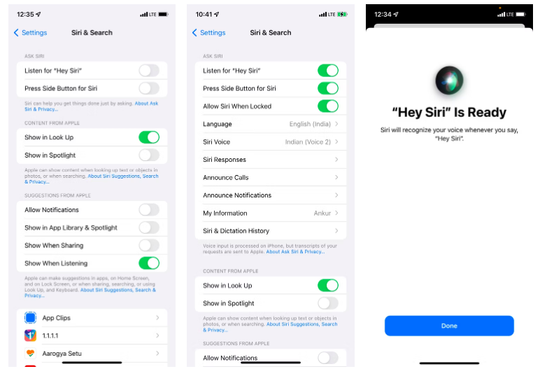 حل مشکل کارنکردن Siri