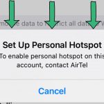 رفع مشکل Hotspot در گوشی های آیفون