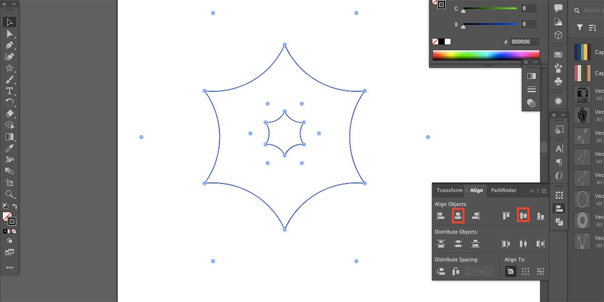 ایجاد یک وب عنکبوتی در Adobe Illustrator