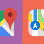 مقایسه Apple map با Google map