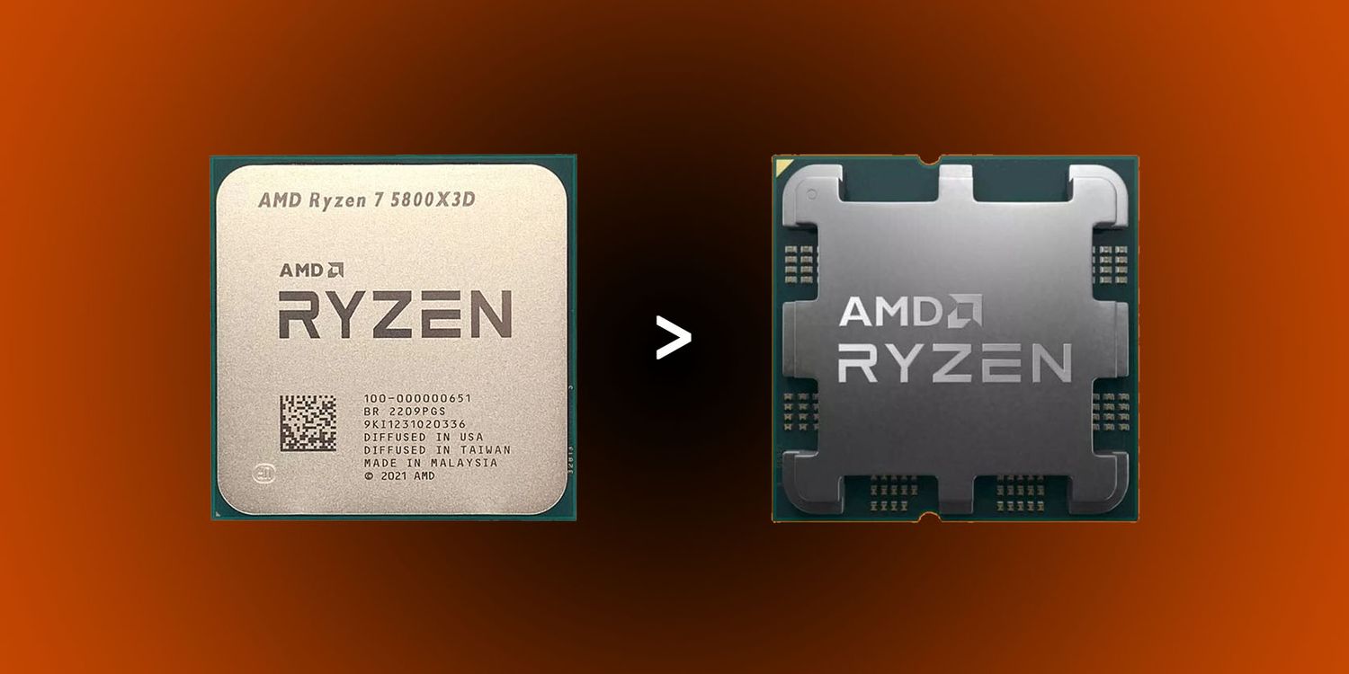 مقایسه Ryzen 7 5800X3D با Ryzen 7000