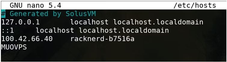 خطای unable to resolve host
