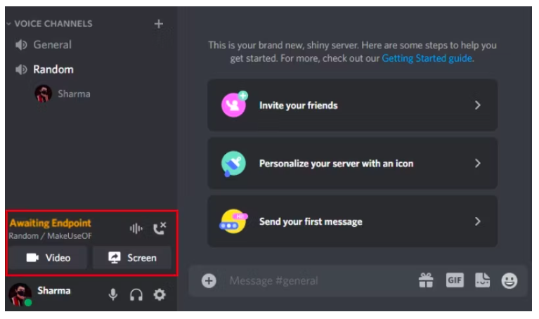 خطای Waiting Endpoint در Discord