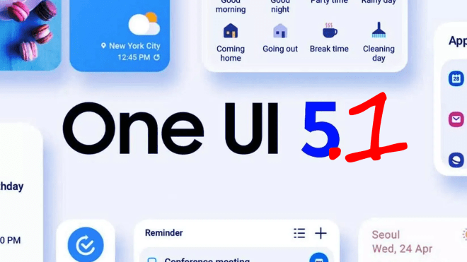رابط کاربری One UI 5.1 سامسونگ