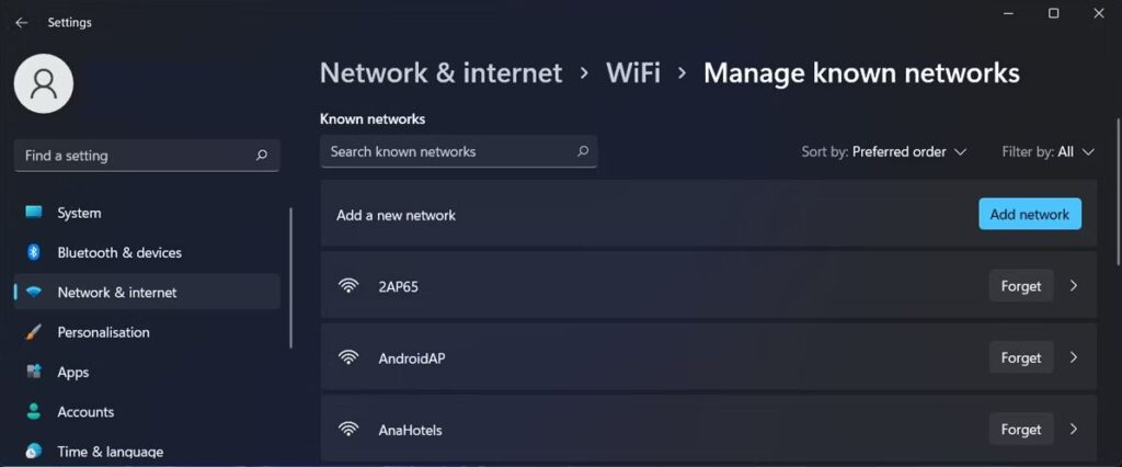رفع خطای Windows Can't Connect to This Network در ویندوز