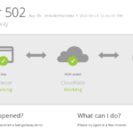 عیب یابی خطاهای Cloudflare 5XX