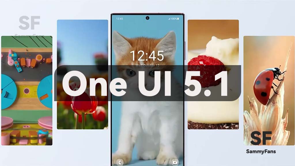 رابط کاربری One UI 5.1 سامسونگ