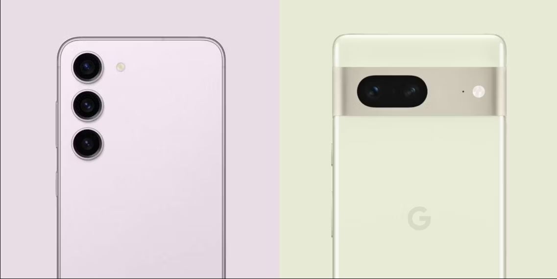مقایسه Samsung Galaxy S23 با Google Pixel 7