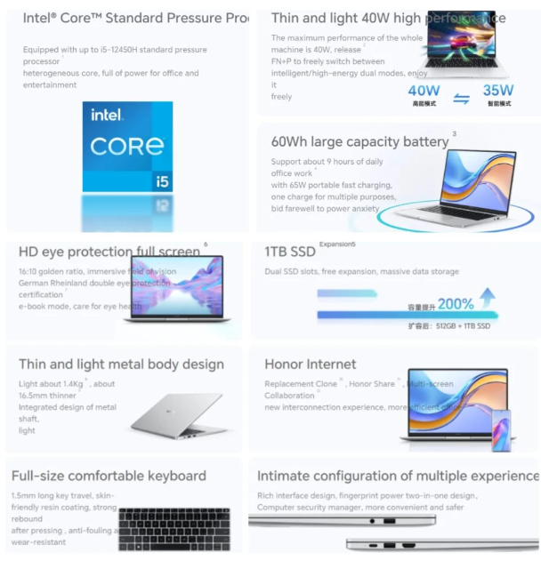 لپ تاپ‌های سری MagicBook X Pro آنر