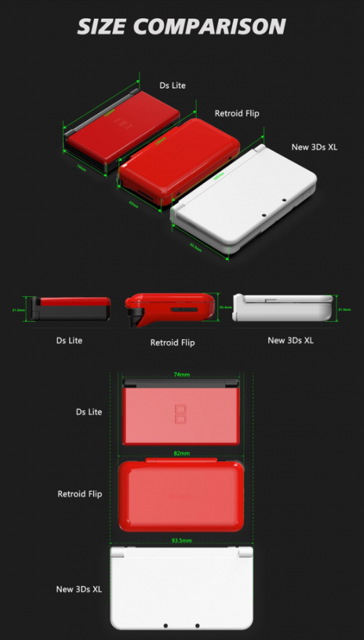 کنسول بازی Retroid Pocket Flip
