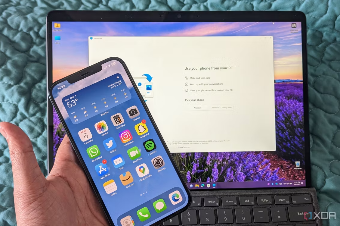 برنامه Phone Link برای آیفون