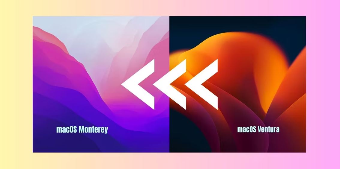 دانگرید از macOS Ventura به Monterey