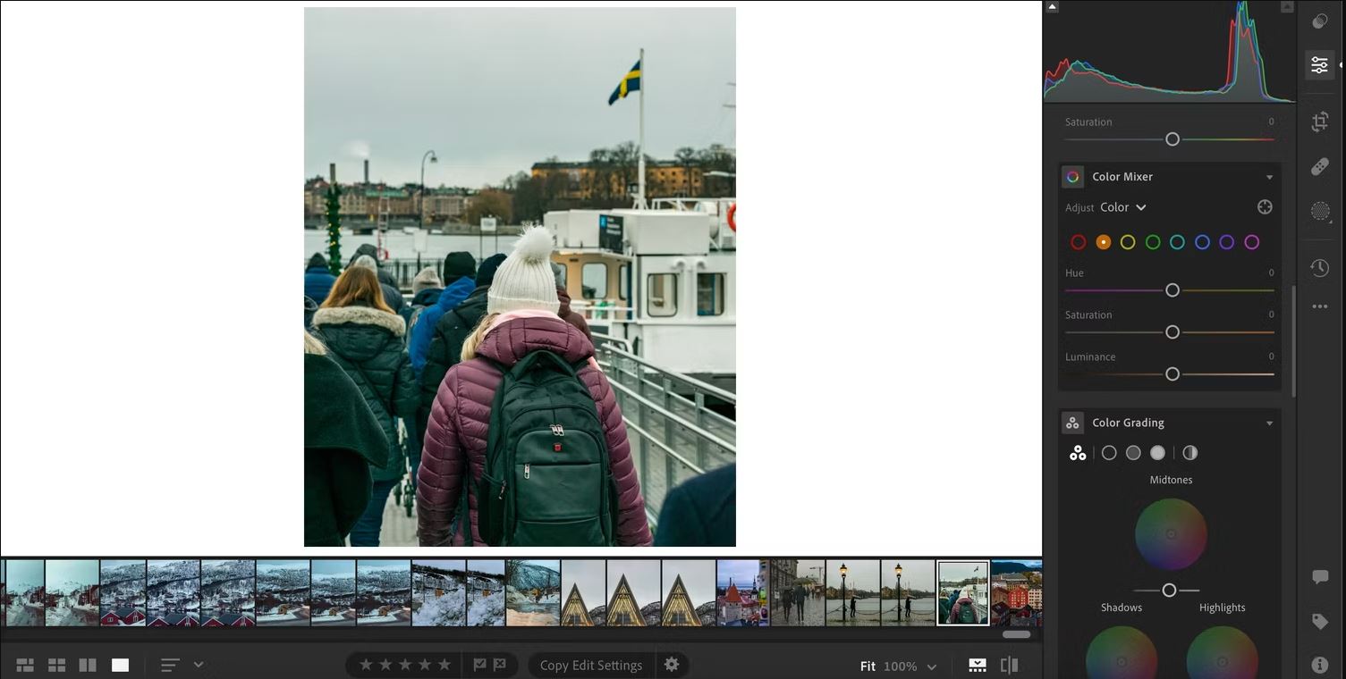 اصطلاح Adobe Lightroom