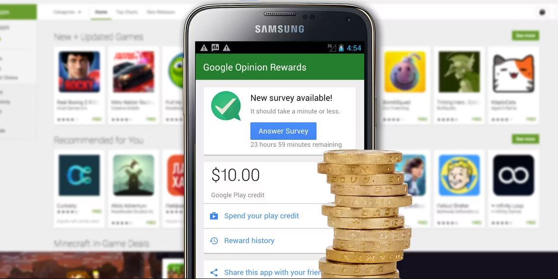 کسب درآمد با Google Opinion Rewards