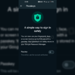 قابلیت Passkey واتساپ