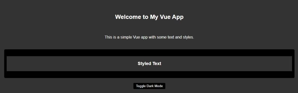 اضافه کردن تم های تیره به برنامه های Vue با متغیرهای CSS