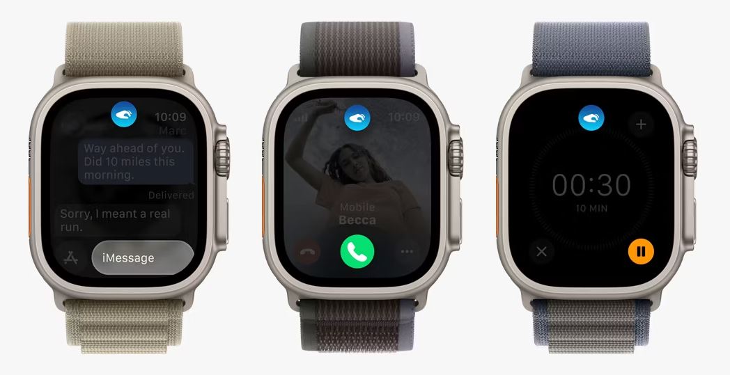 استفاده از Double Tap در Apple Watch Ultra 2