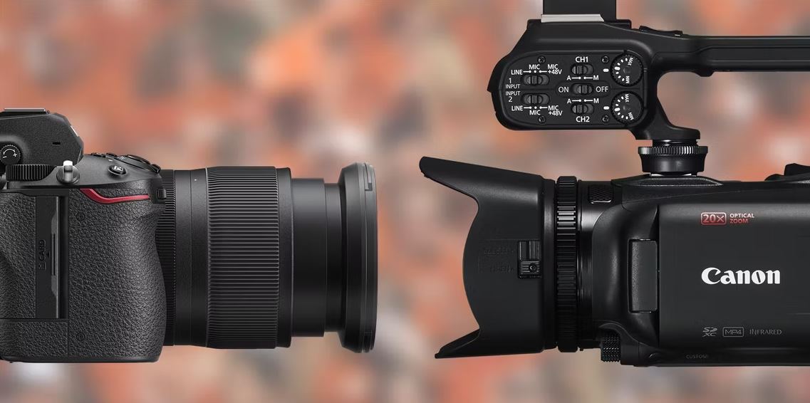 مقایسه دوربین های بدون آینه با DSLR و دوربین فیلمبرداری