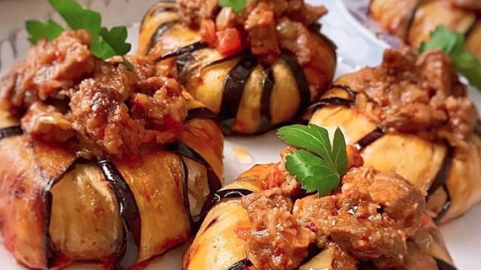 آموزش پخت فینگر فود گوشت و بادمجان