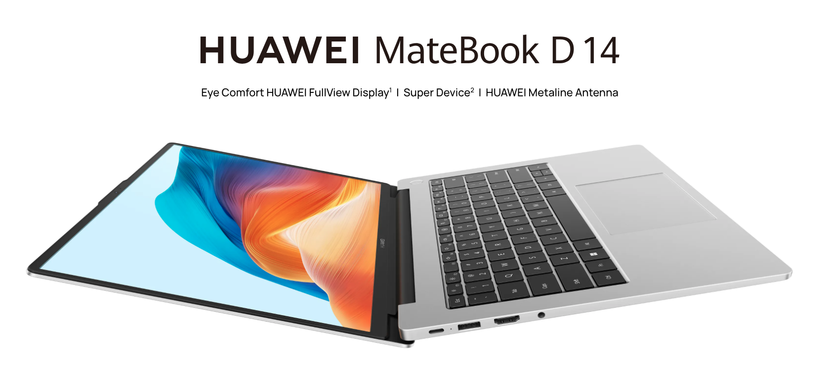 مشخصات لپ تاپ MateBook D14 هواوی