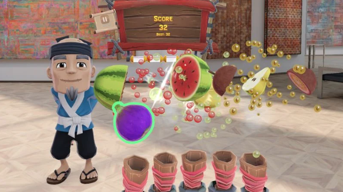 بازی سه بعدی Fruit Ninja