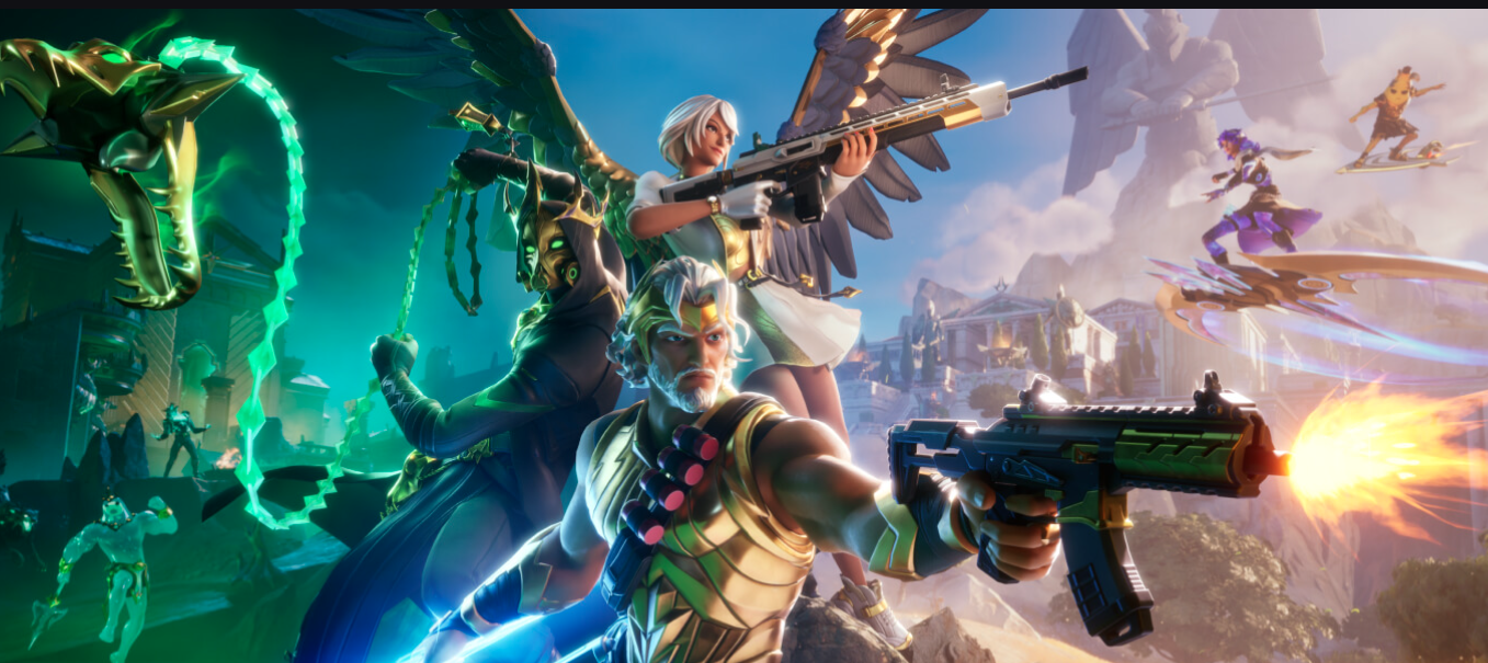 ورود خدایان یونان به بازی فورنتایت
