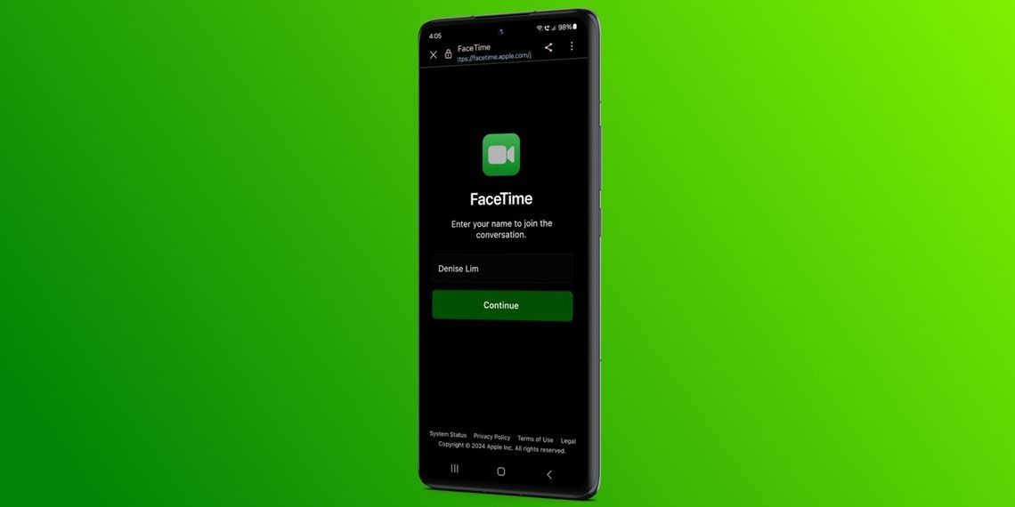 استفاده از FaceTime در اندروید