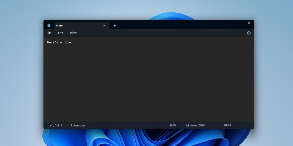 Notepad ویندوز 11