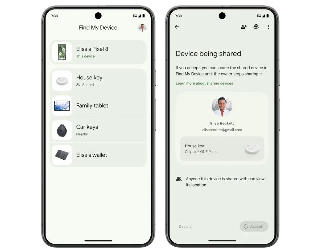 شبکه Find My Device گوگل