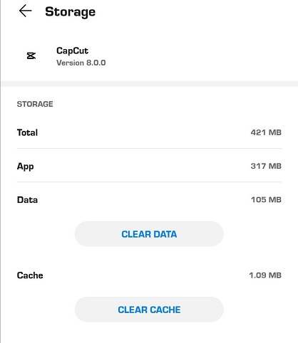 رفع مشکل اتصال اینترنت CapCut